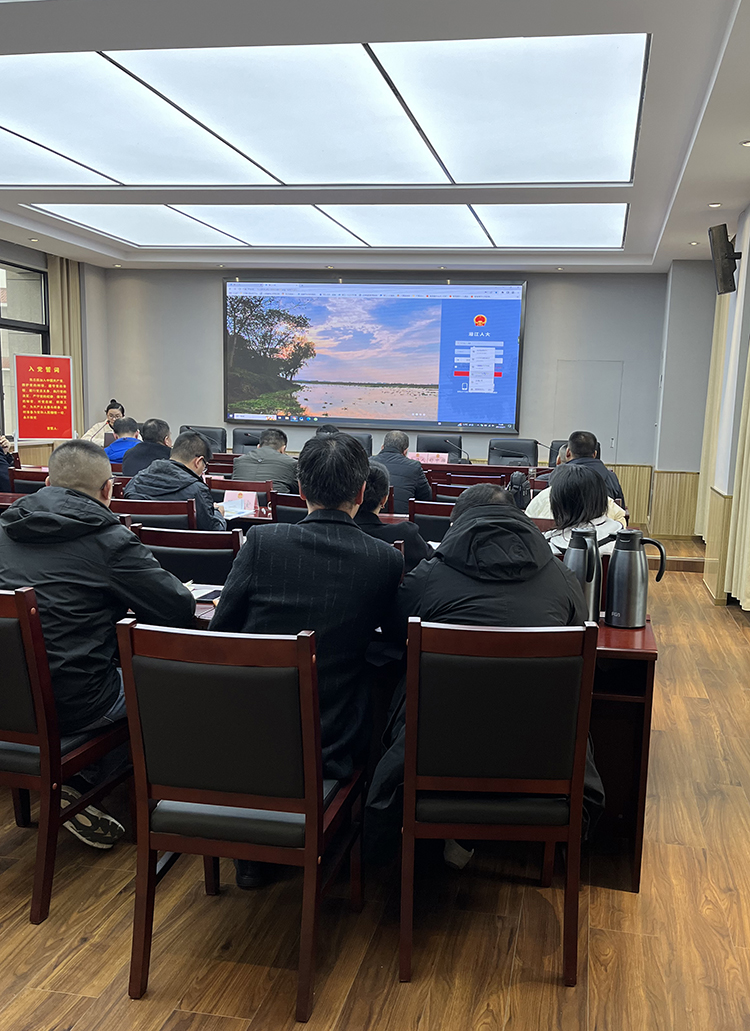 潜江智慧人大培训现场